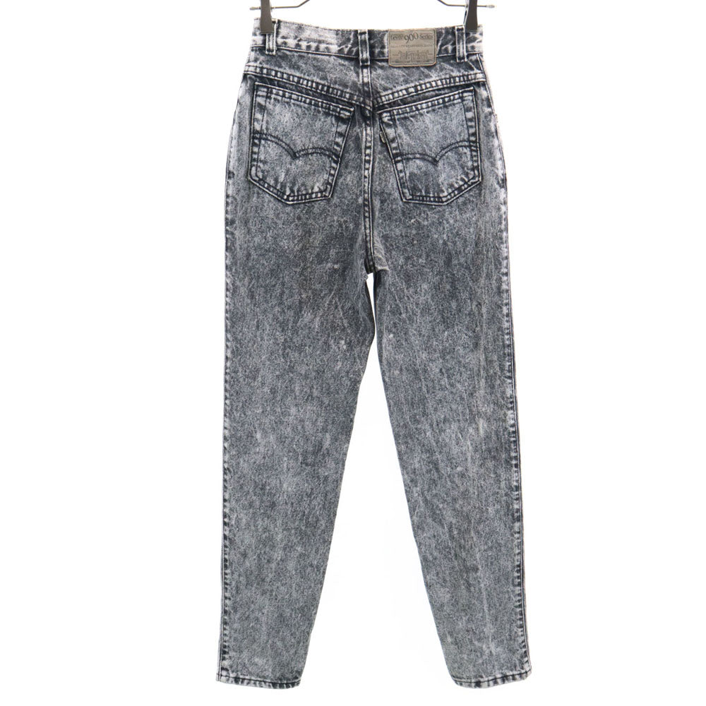 Levi's リーバイス 80s 900Series USA製 ケミカル デニムパンツ 5 グレー系 ジーンズ レディース