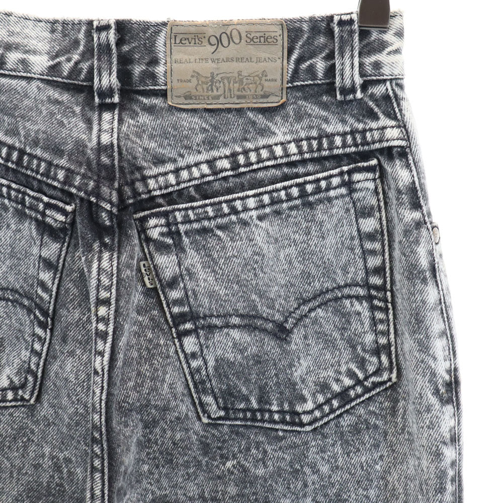 Levi's リーバイス 80s 900Series USA製 ケミカル デニムパンツ 5 グレー系 ジーンズ レディース