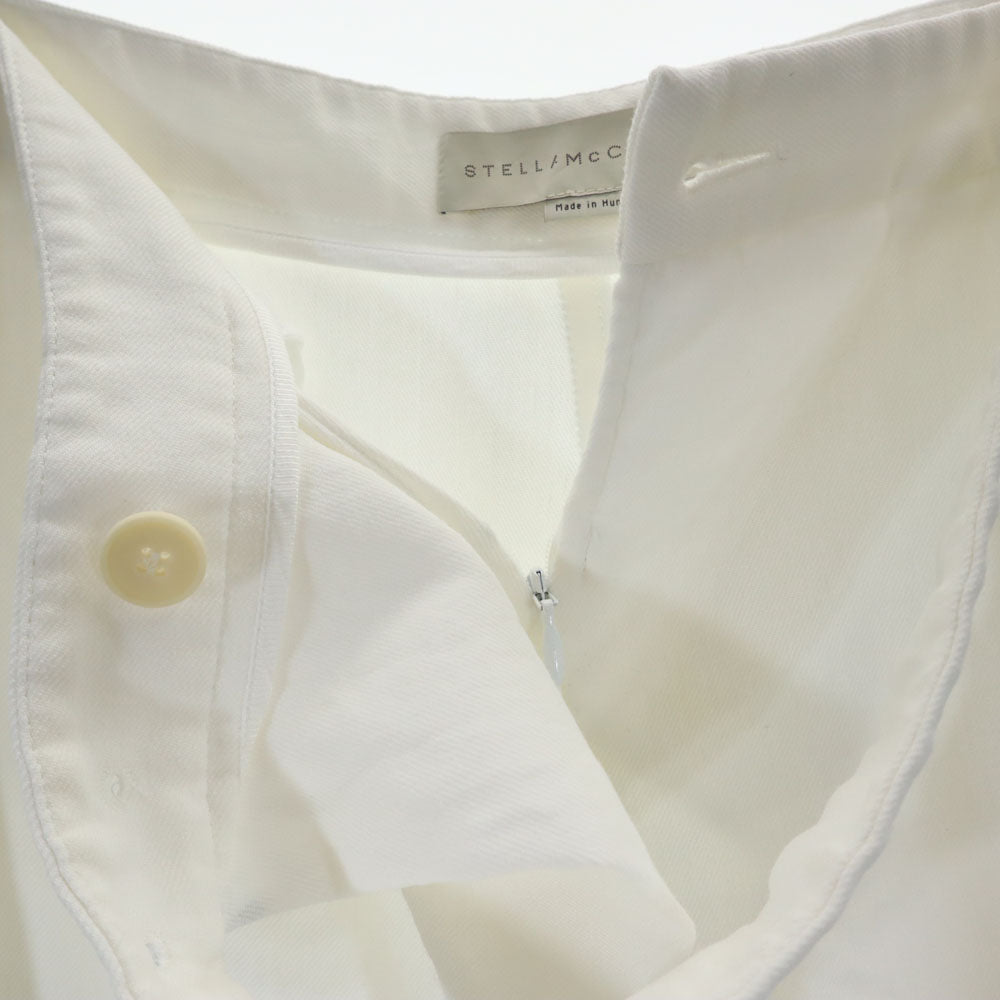 Stella McCartney ステラマッカートニー ハンガリー製 ストレッチ ロングパンツ 40 ホワイト レディース