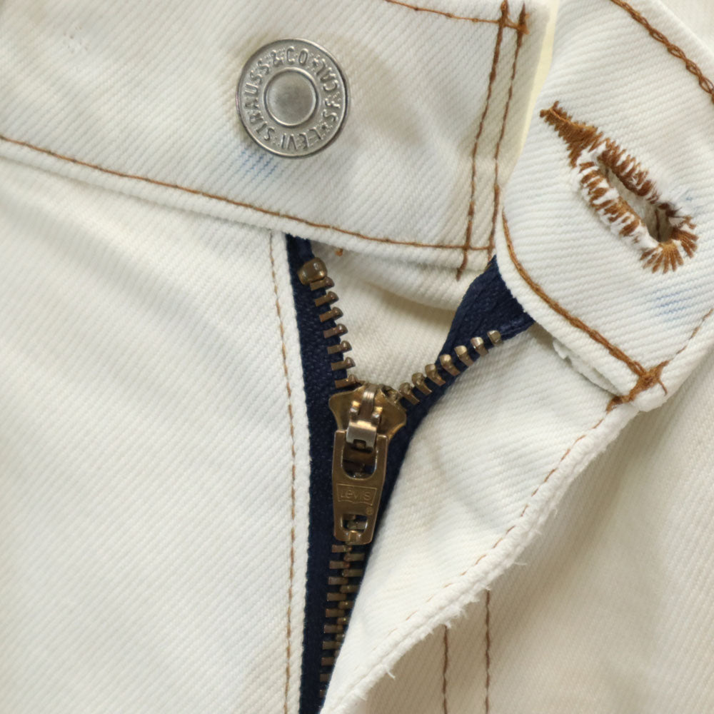 Levi's リーバイス 90s 636 シルバータブ オールド テーパードデニムパンツ ホワイト メンズ