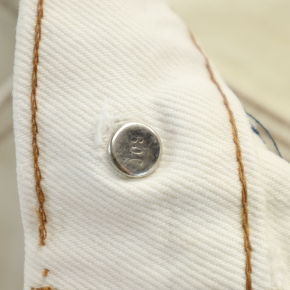 Levi's リーバイス 90s 636 シルバータブ オールド テーパードデニムパンツ ホワイト メンズ