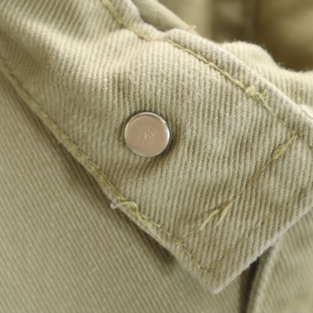 リーバイス 80s 日本製 518-1024 ヴィンテージ ストレートデニムパンツ W34 ベージュ Levi's ジーパン メンズ