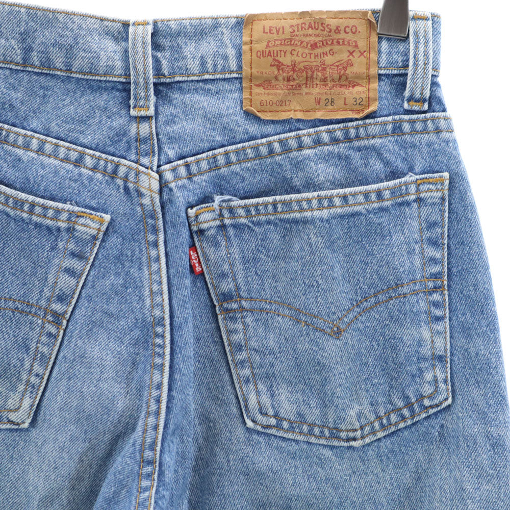 Levi's リーバイス 90s 610 USA製 オールド デニムパンツ W28 ブルー系 ジーンズ メンズ