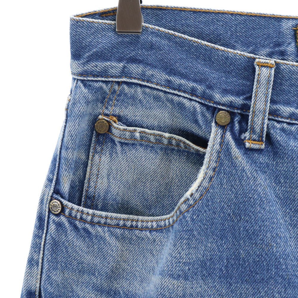 HUNTING WORLD ハンティングワールド 90s イタリア製 オールド デニムパンツ W30 ブルー系 ジーンズ メンズ