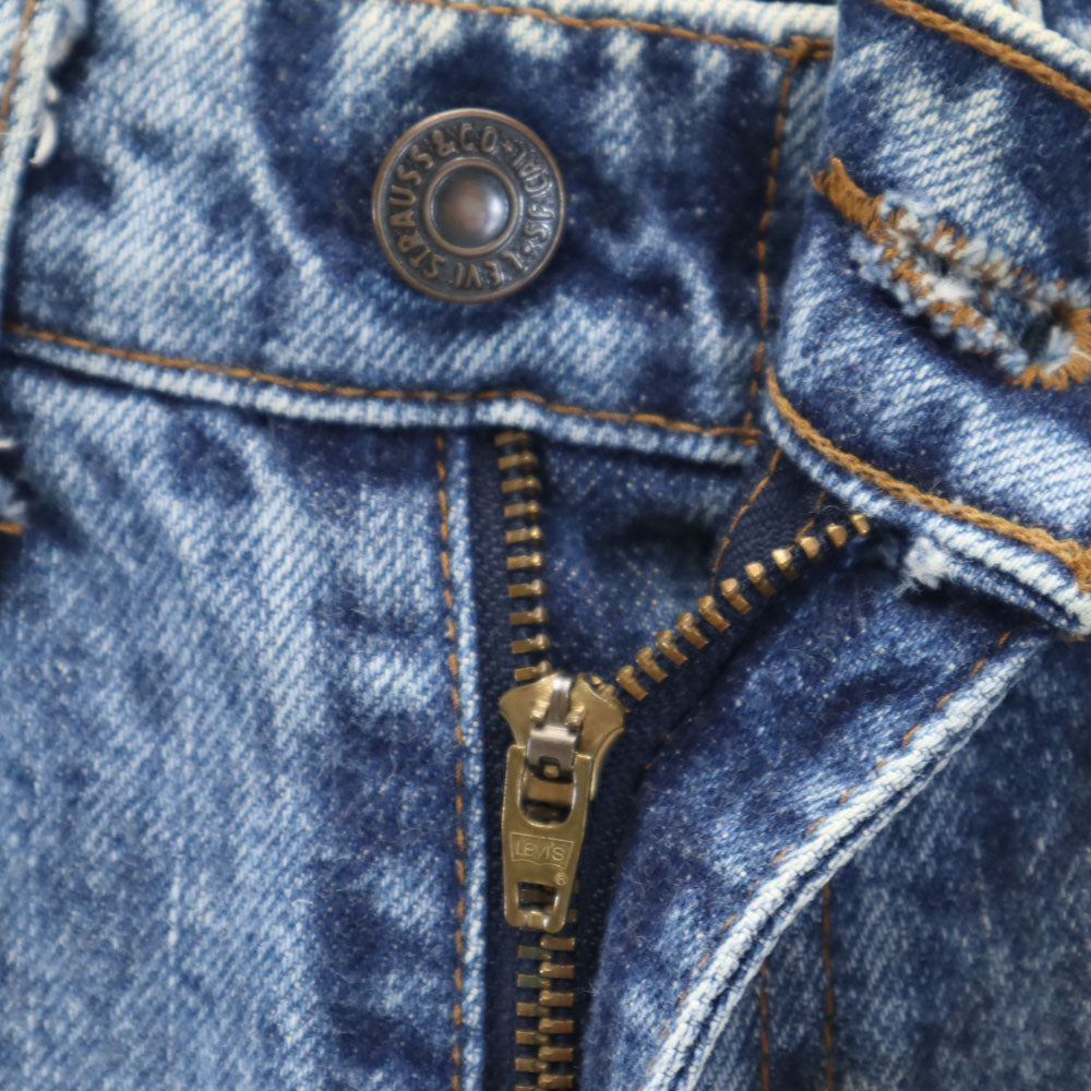 Levi's リーバイス 80s 608 日本製 ヴィンテージ デニムパンツ W27 ブルー系 メンズ