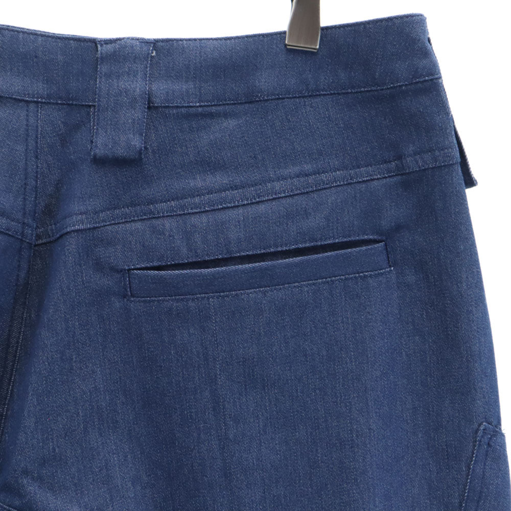 未使用 HB エイチビー テーパードデニムパンツ W32 ネイビー ジーンズ メンズ