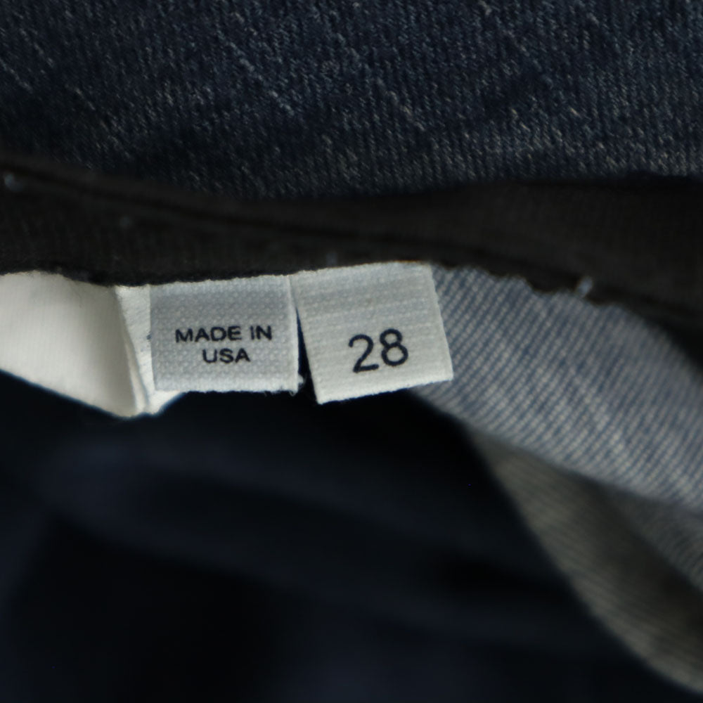 HELMUT LANG ヘルムートラング ロングパンツ 28 ブルー ウエストゴム レディース