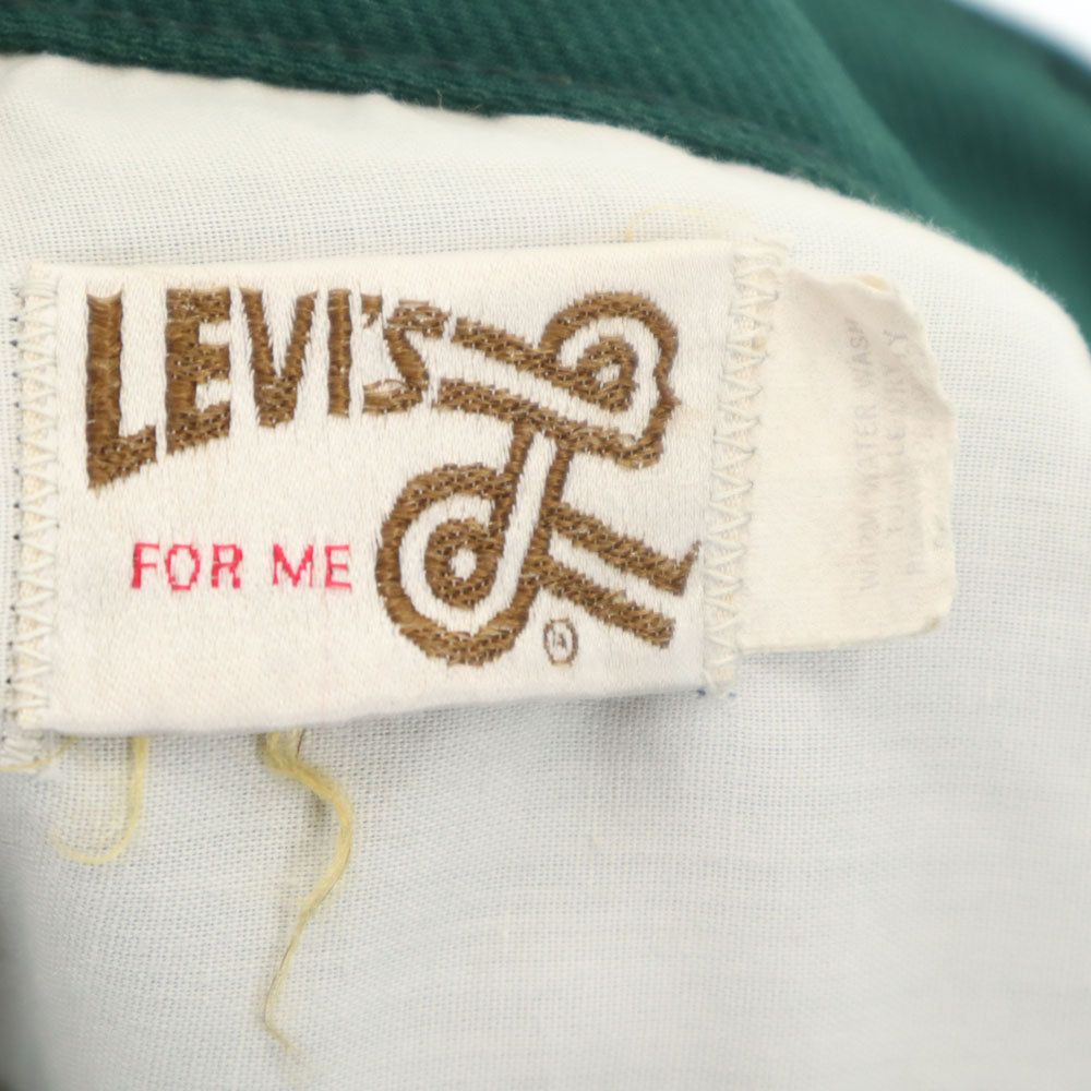 Levi's リーバイス 70s 80s ヴィンテージ ロケットタロン BIG E ロングパンツ グリーン レディース