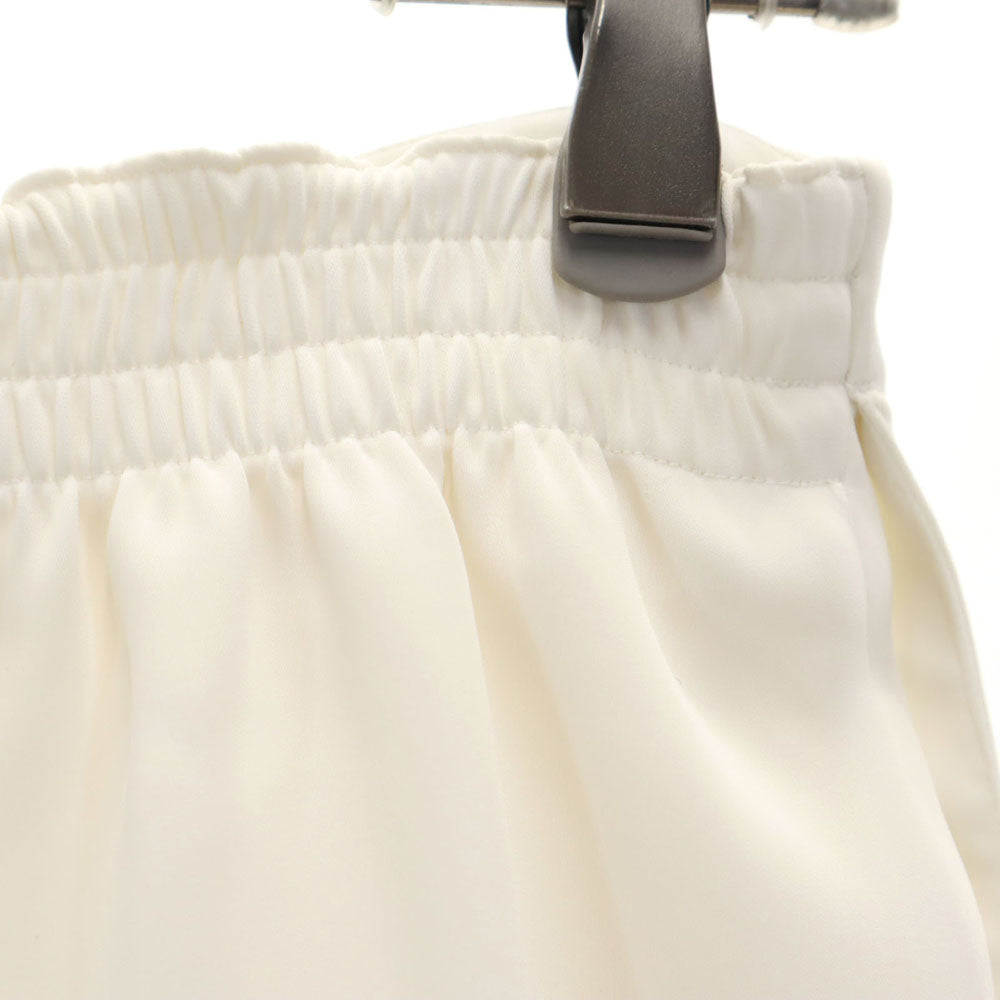 HYKE ハイク ロングパンツ 1 ホワイト ウエストゴム レディース