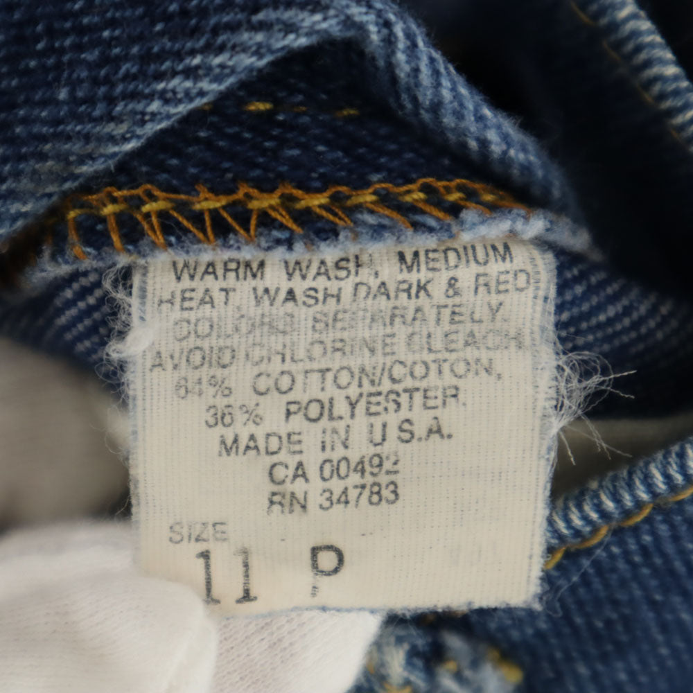 Lee リー 80s USA製 ヴィンテージ 42タロン ストレートデニムパンツ 11P レディース