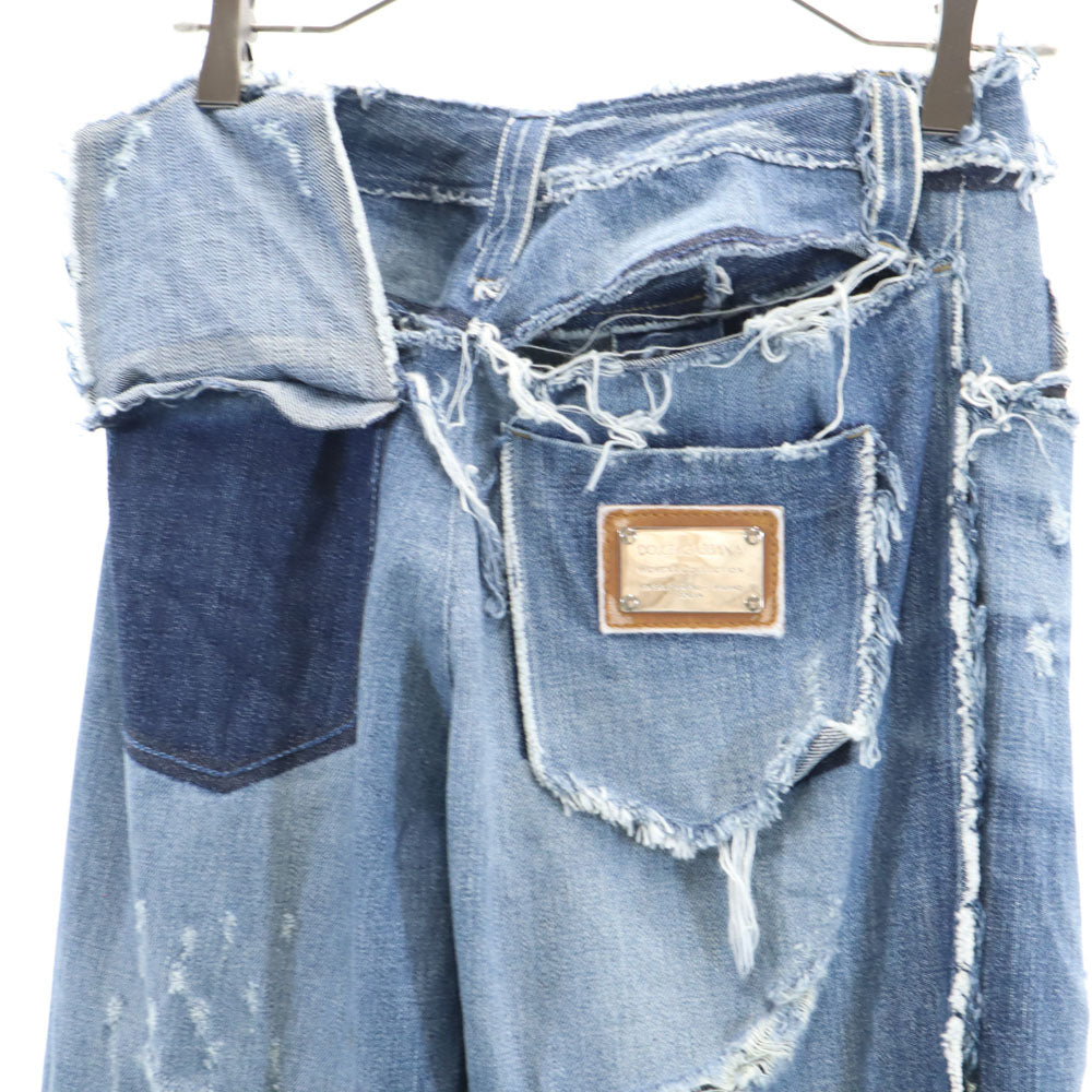 DOLCE&GABBANA ドルチェアンドガッバーナ イタリア製 ストレートデニムパンツ 38 レディース