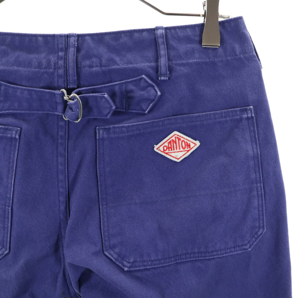 Danton ダントン 日本製 ロングパンツ 34 青紫 シンチバック メンズ