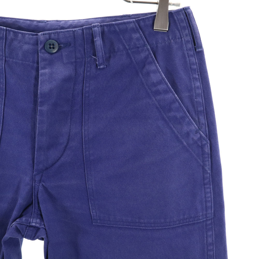 Danton ダントン 日本製 ロングパンツ 34 青紫 シンチバック メンズ