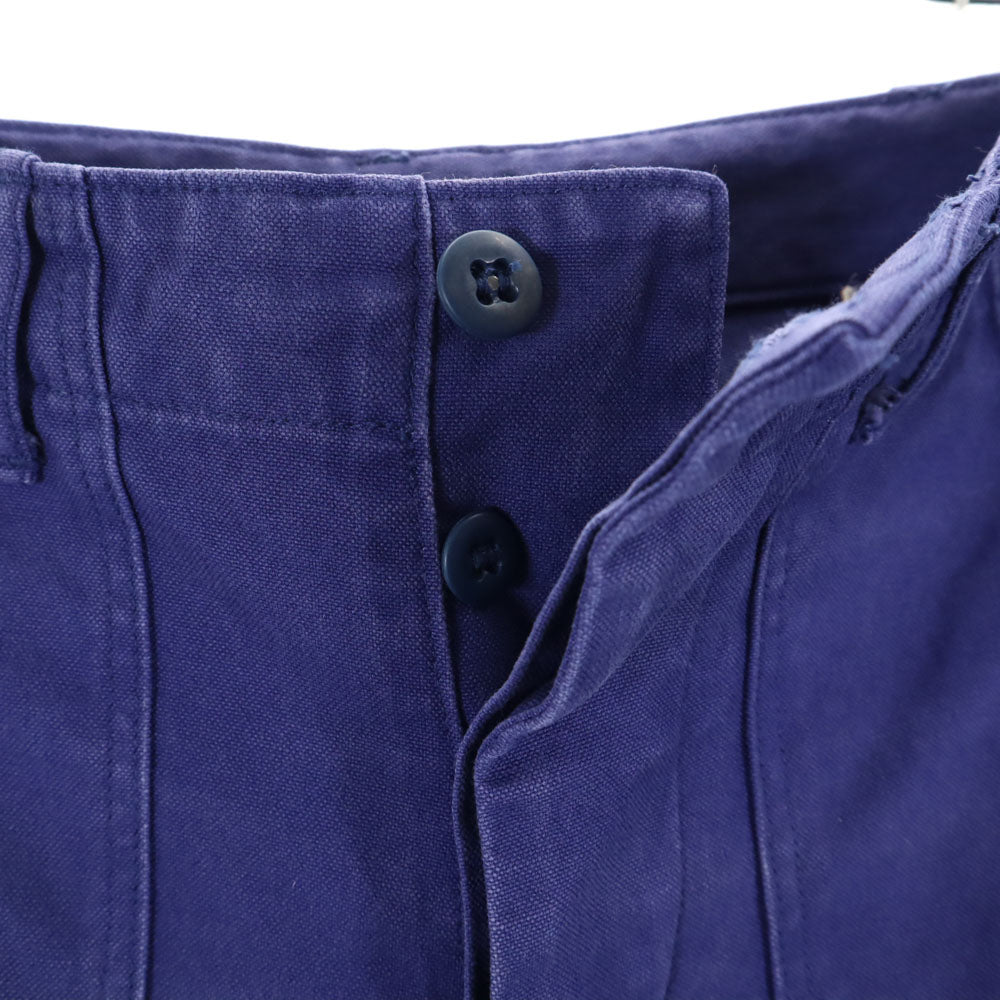 Danton ダントン 日本製 ロングパンツ 34 青紫 シンチバック メンズ