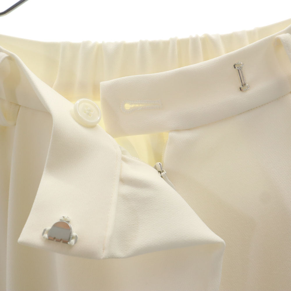 ソージュ 日本製 タック パンツ XL アイボリー系 SOEJU レディース