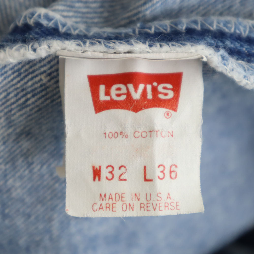 Levi's リーバイス 90s USA製 501 オールド ストレートデニムパンツ W32 ボタンフライ メンズ