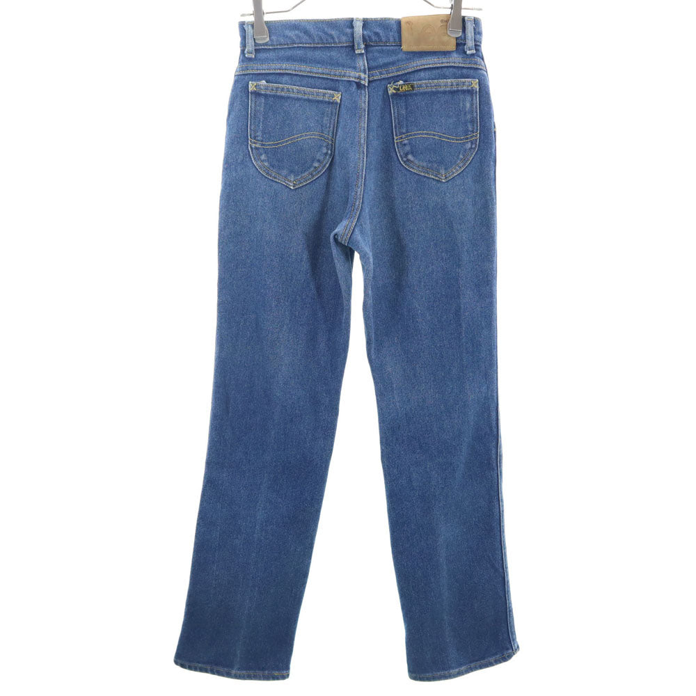 Lee リー 80s USA製 42タロン ヴィンテージ ストレートデニムパンツ ウォッシュブルー ジーンズ レディース