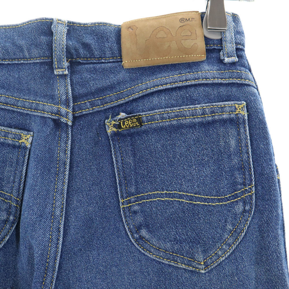 Lee リー 80s USA製 42タロン ヴィンテージ ストレートデニムパンツ ウォッシュブルー ジーンズ レディース