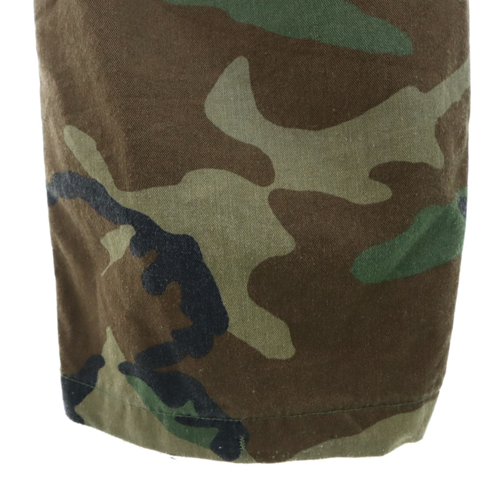 アメリカ軍 オールド カモフラージュ柄 カーゴパンツ グリーン US ARMY ボタンフライ メンズ