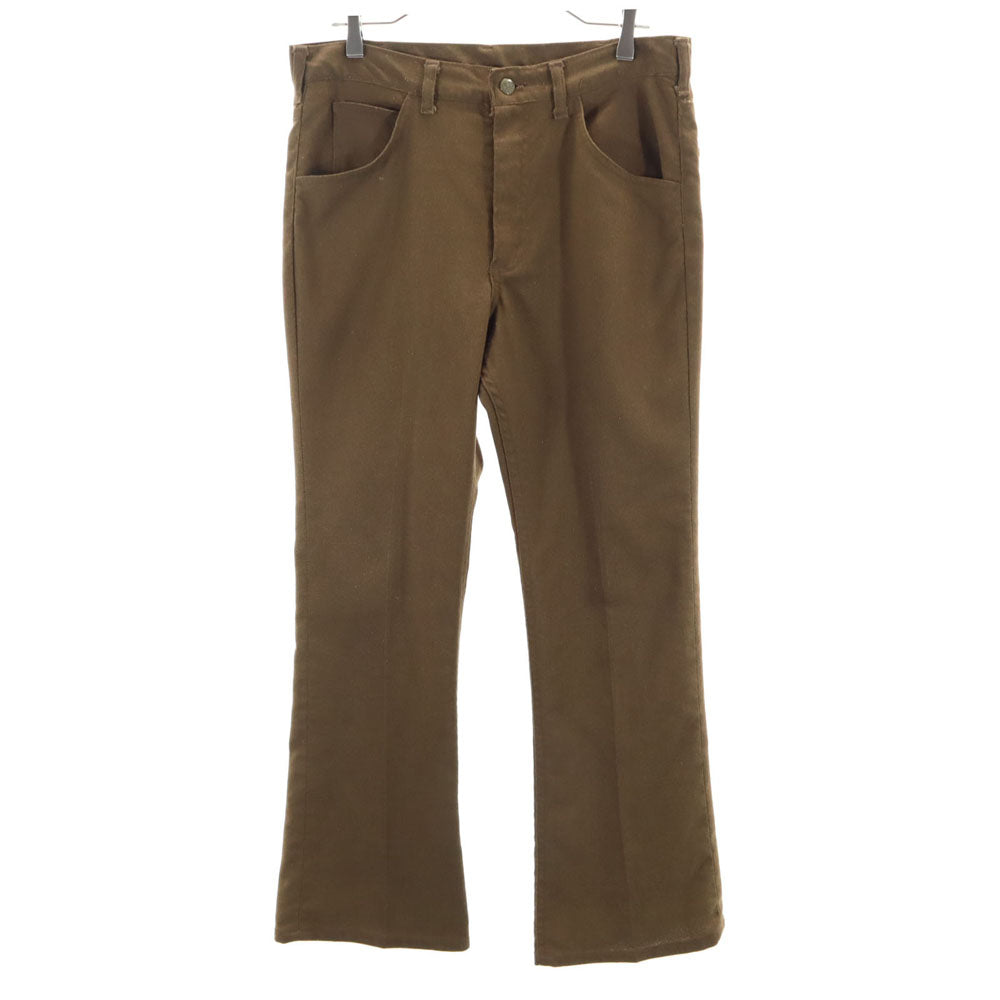Lee リー 80s USA製 ヴィンテージ 42タロン ブーツカットパンツ M ブラウン メンズ