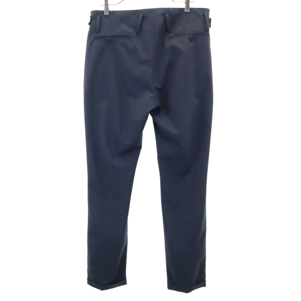 C'N'C' COSTUME NATIONAL シーエヌシー コスチューム ナショナル イタリア製 ストライプ柄 スラックスパンツ 34/48 チャコールネイビー系 メンズ