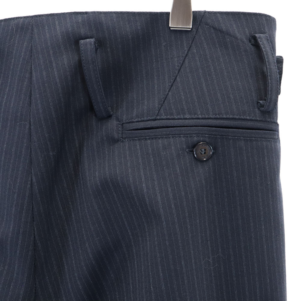 C'N'C' COSTUME NATIONAL シーエヌシー コスチューム ナショナル イタリア製 ストライプ柄 スラックスパンツ 34/48 チャコールネイビー系 メンズ