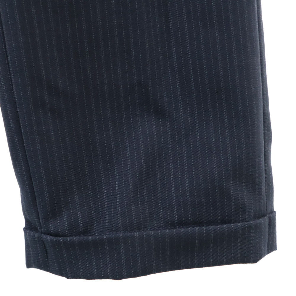 C'N'C' COSTUME NATIONAL シーエヌシー コスチューム ナショナル イタリア製 ストライプ柄 スラックスパンツ 34/48 チャコールネイビー系 メンズ