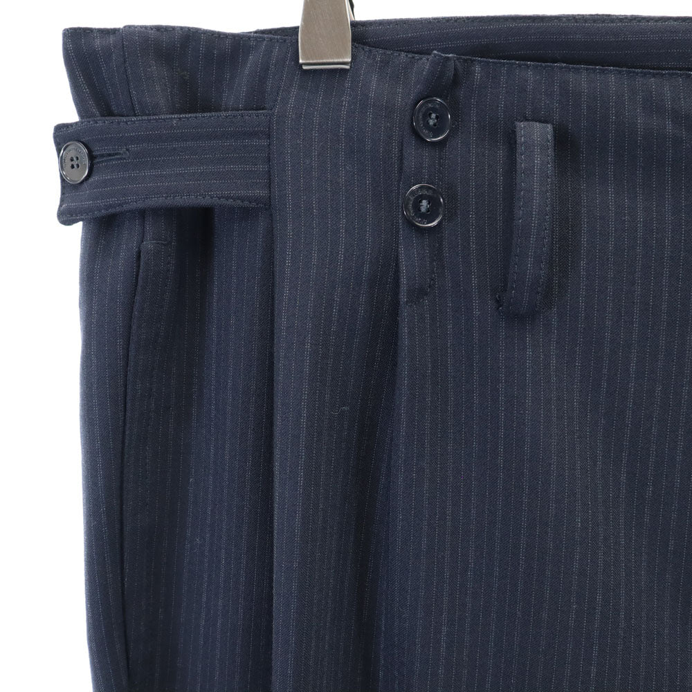 C'N'C' COSTUME NATIONAL シーエヌシー コスチューム ナショナル イタリア製 ストライプ柄 スラックスパンツ 34/48 チャコールネイビー系 メンズ