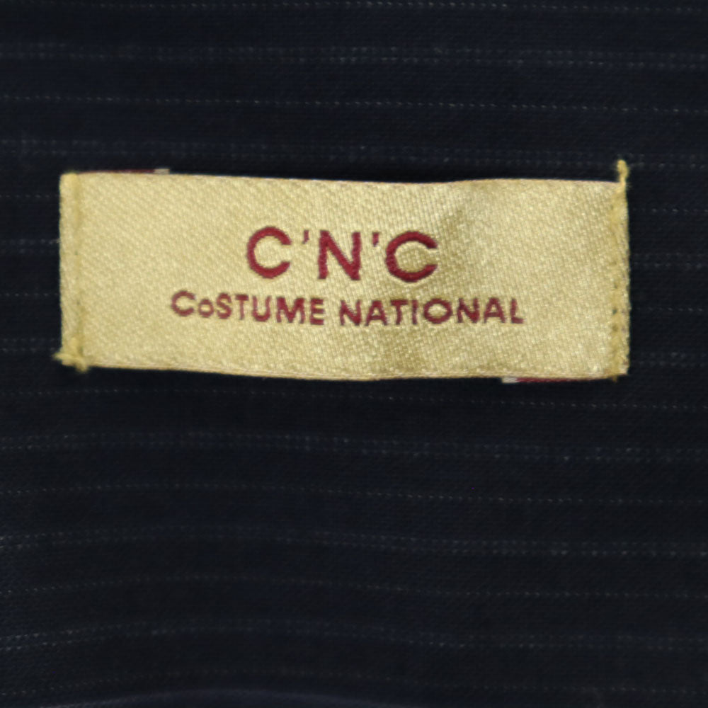C'N'C' COSTUME NATIONAL シーエヌシー コスチューム ナショナル イタリア製 ストライプ柄 スラックスパンツ 34/48 チャコールネイビー系 メンズ