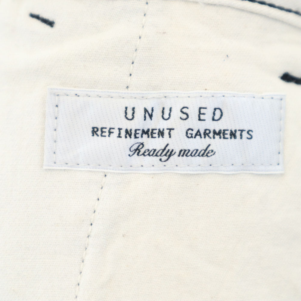 UNUSED アンユーズド 日本製 アンクルパンツ 3 ブラック ジーンズ メンズ