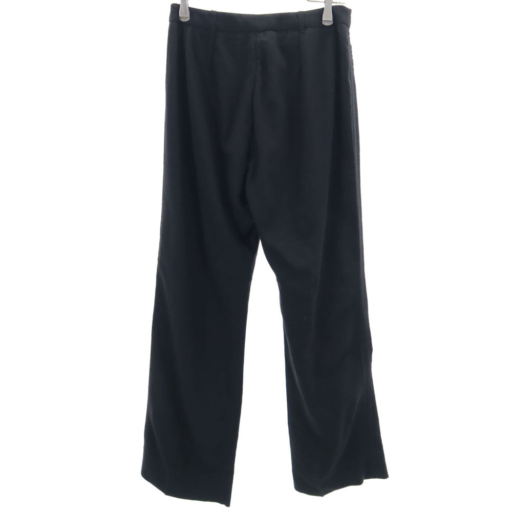 マックスアンドコー イタリア製 ウール ロングパンツ 40 ブラック MAX&CO レディース