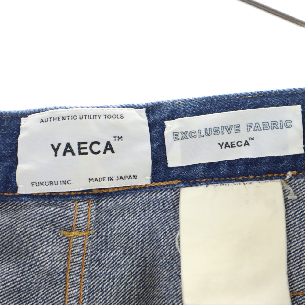 YAECA ヤエカ 日本製 テーパードデニムパンツ w28 ジーパン ボタンフライ メンズ