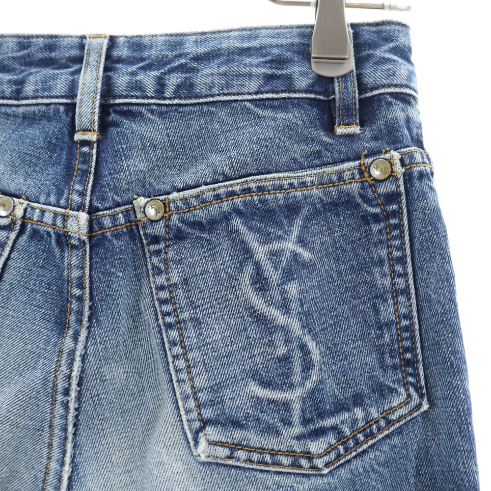 イヴサンローラン ストレートデニムパンツ YVES SAINT LAURENT ジーパン レディース