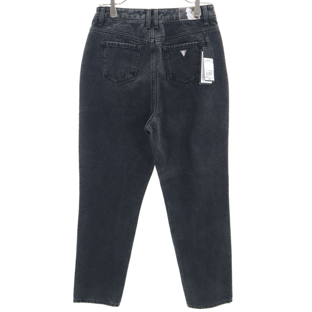 未使用 ゲス × マリリンモンロー コラボ テーパードデニムパンツ 67(27) ブラック Guess MARILYN MONROE タグ付き レディース