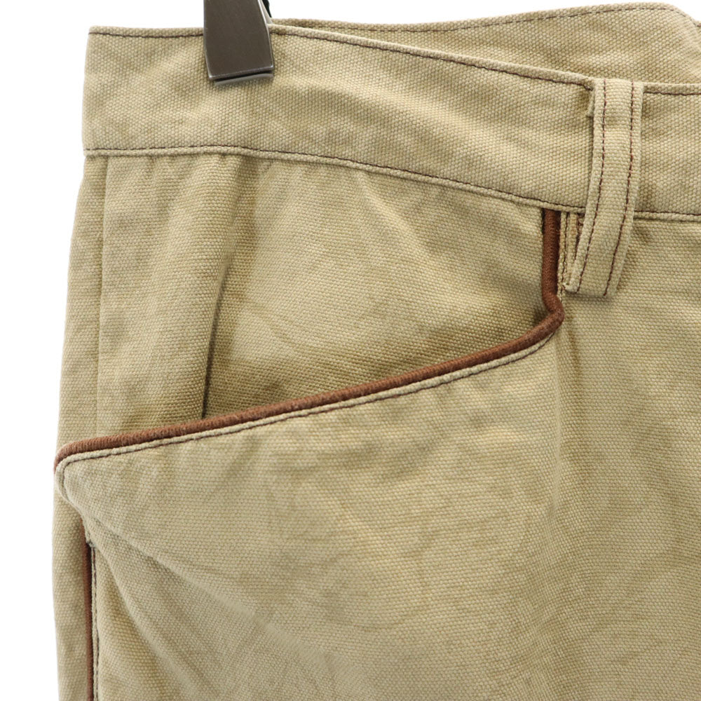 GAULTIER HOMME ゴルティエオム 日本製 総柄 ロングパンツ 79 ブラウン系 メンズ