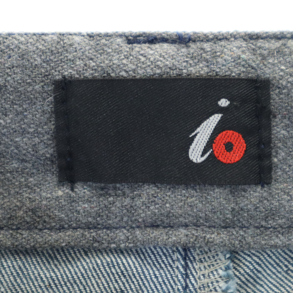 io イオ 日本製 ワイドパンツ 2 ネイビー系 メンズ