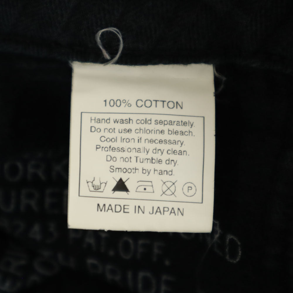 COOTIE クーティー ヘリンボーン ボタンフライ ロングパンツ w30 ブラック系 メンズ