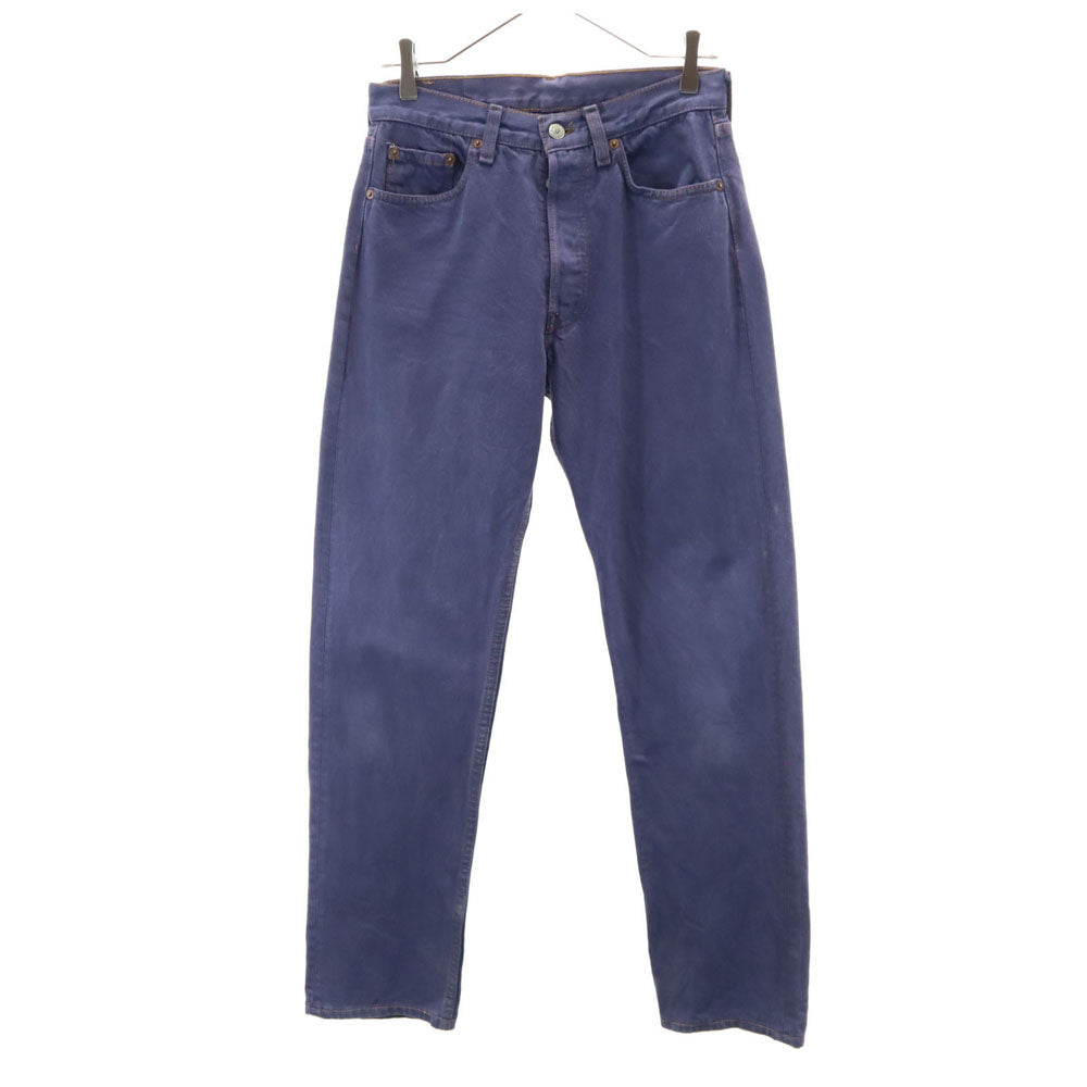 Levi's リーバイス 80s ヴィンテージ カラパン ボタンフライ ストレートデニムパンツ パープル系 ジーパン カラージーンズ メンズ