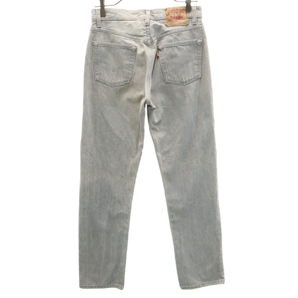 Levi's リーバイス 80s 501 USA製 オールド 先染め ボタンフライ ストレートデニムパンツ w30 グレー系 ジーパン メンズ