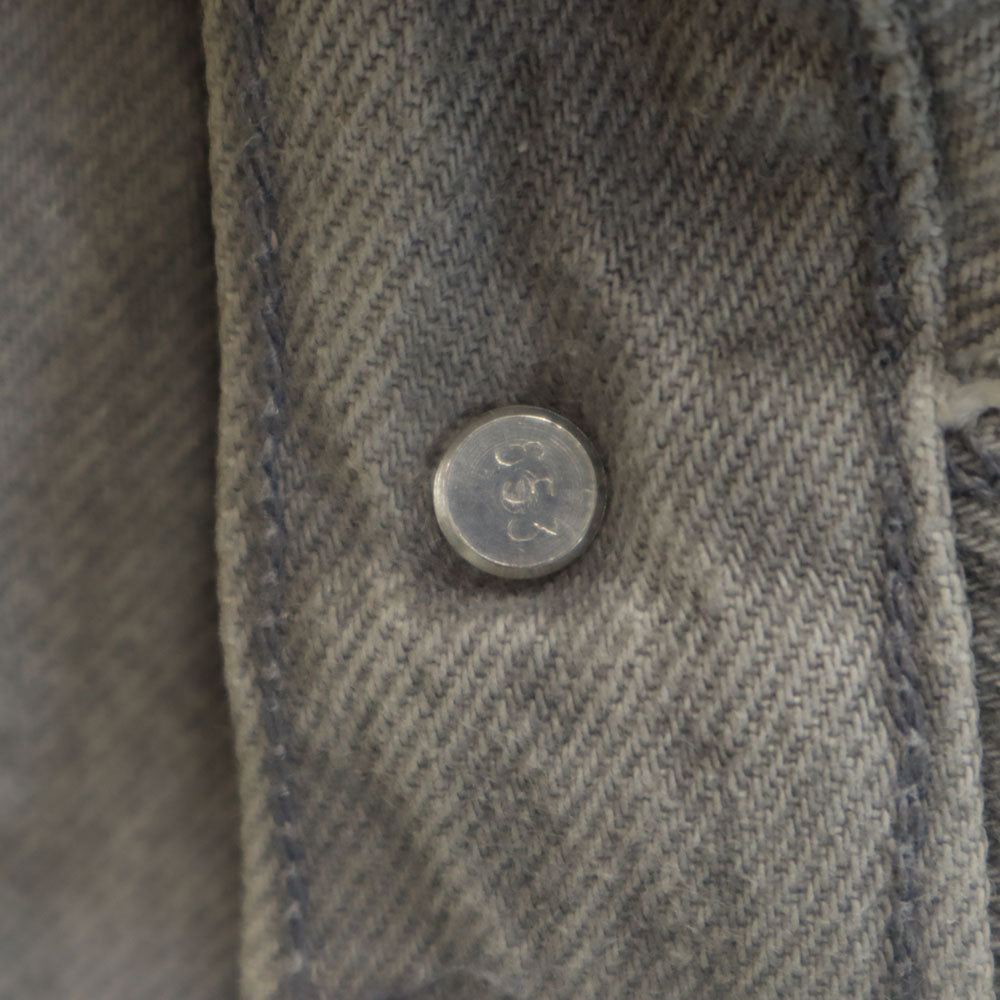 Levi's リーバイス 80s 501 USA製 オールド 先染め ボタンフライ ストレートデニムパンツ w30 グレー系 ジーパン メンズ