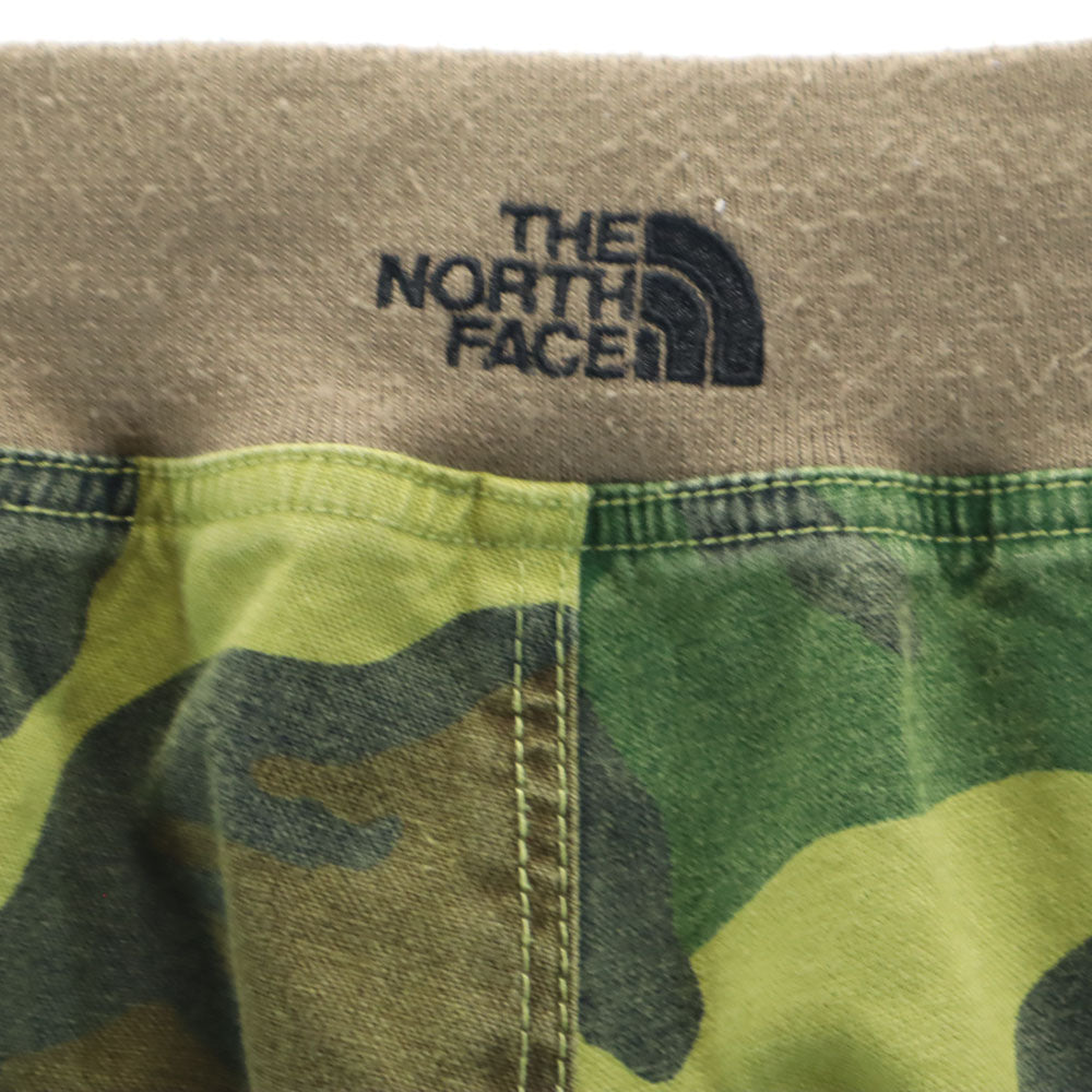 ノースフェイス NBJ31504 カモフラ柄 ミリタリー アウトドアパンツ 140 カーキ THE NORTH FACE 迷彩 クライミング キッズ