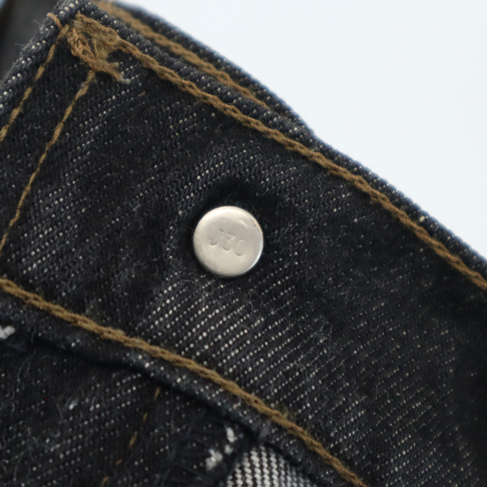 Levi's リーバイス 90s 日本製 オールド テーパードデニムパンツ W30 ブラック ジーンズ メンズ