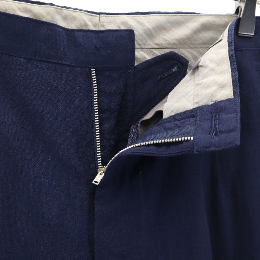 Christian Dior クリスチャンディオール 90s オールド トラウザー パンツ 82 ネイビー SPORTS WEAR タック メンズ