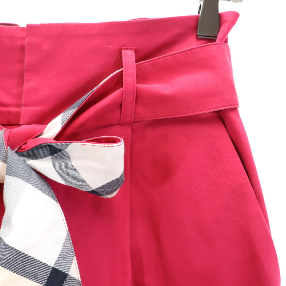 ブルーレーベルクレストブリッジ ワイドパンツ 36 ピンク BLUE LABEL CRESTBRIDGE レディース