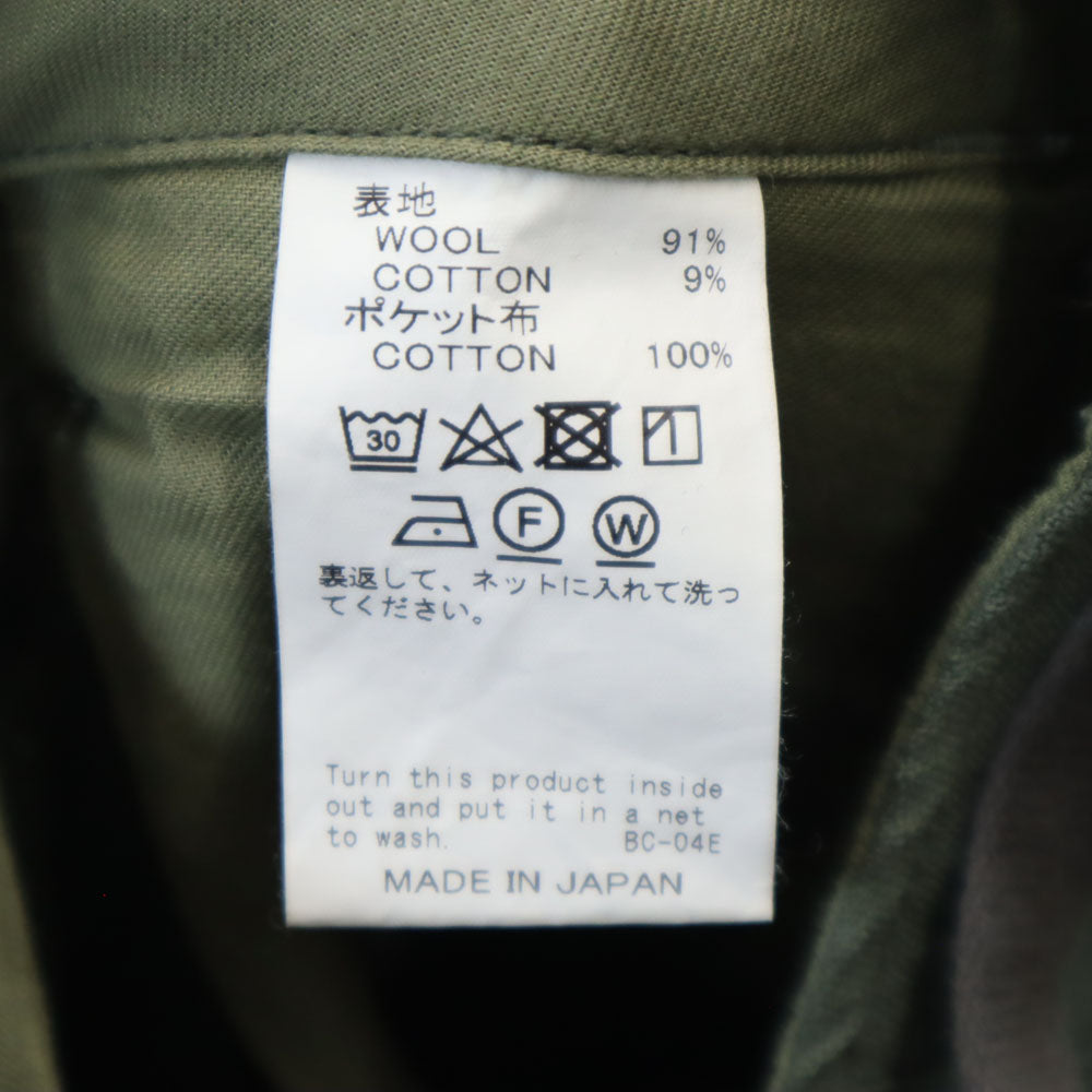 DAIRIKU ダイリク 日本製 ミリタリー カーゴパンツ W29 カーキ リップストップ生地 WASHED MILLITARY CARGO PANTS メンズ