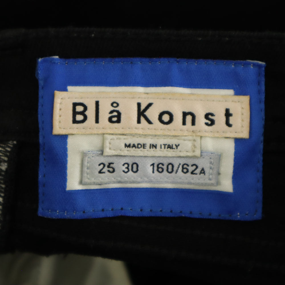 Acne Studios Bla Konst アクネストゥディオズブロコンスト イタリア製 ストレッチパンツ 30 ブラック メンズ