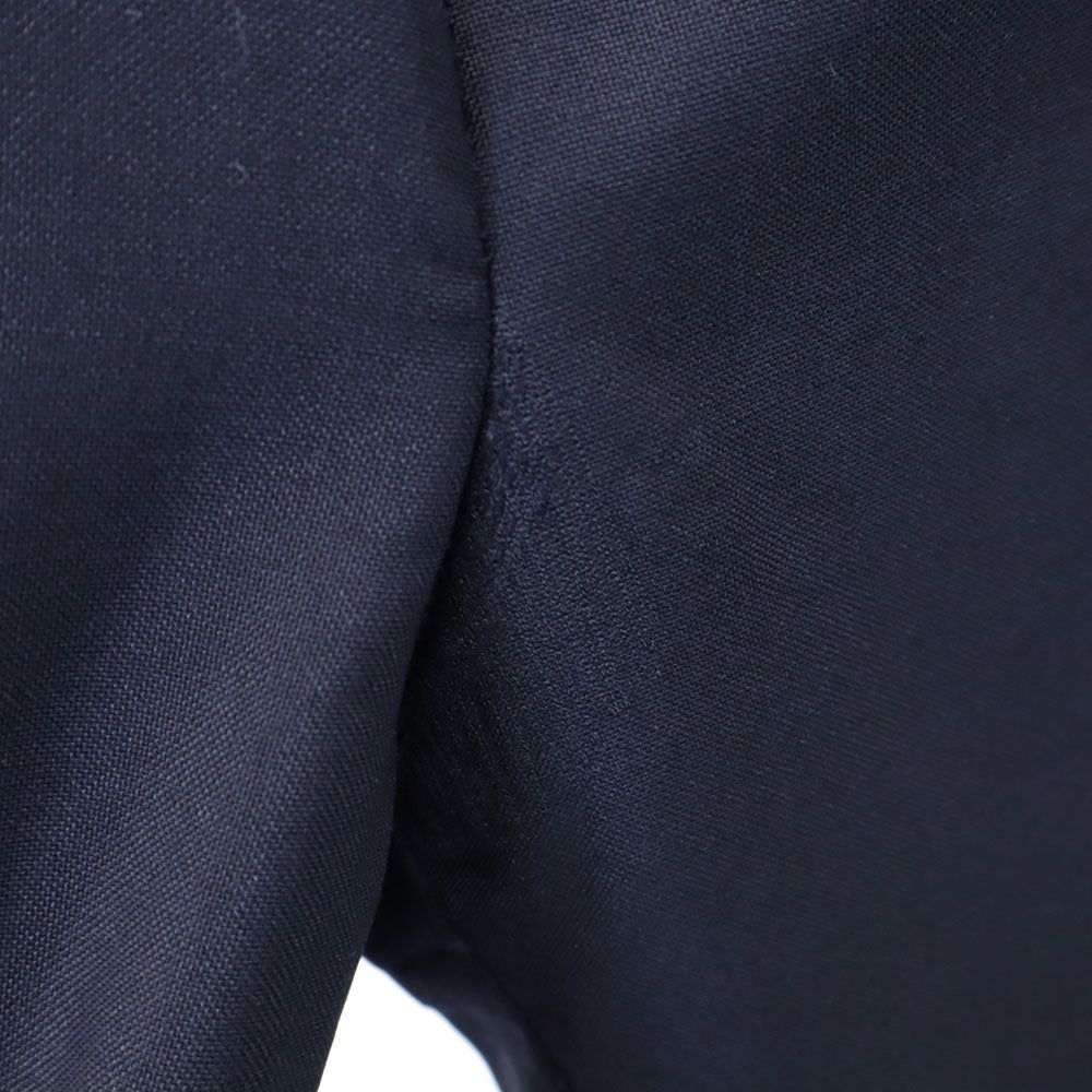 ACNE STUDIOS アクネストゥディオズ ウールブレンド ロングパンツ 46 ネイビー ウエストゴム メンズ