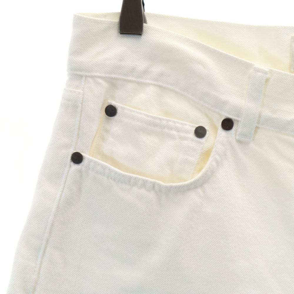 Acne Studios アクネスタジオ カットオフ加工 デニムパンツ W26 ホワイト メンズ