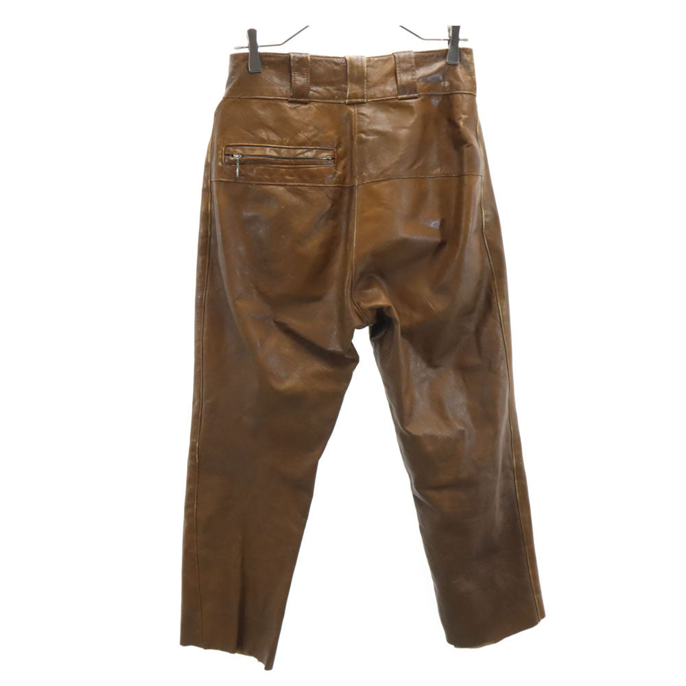 HARLEY DAVIDSON ハーレーダビッドソン 60s ヴィンテージ モーターサイクル レザーパンツ ブラウン メンズ