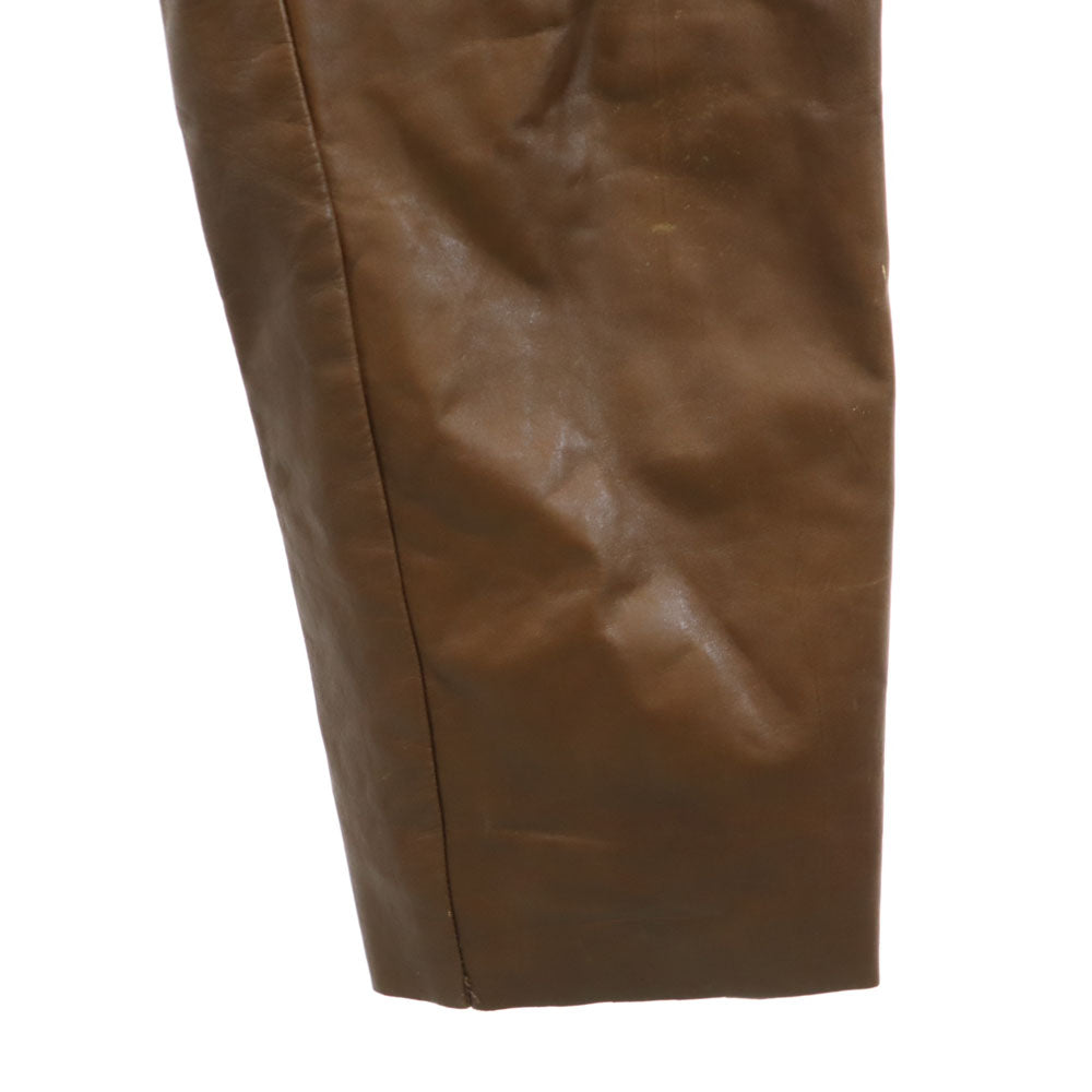 HARLEY DAVIDSON ハーレーダビッドソン 60s ヴィンテージ モーターサイクル レザーパンツ ブラウン メンズ